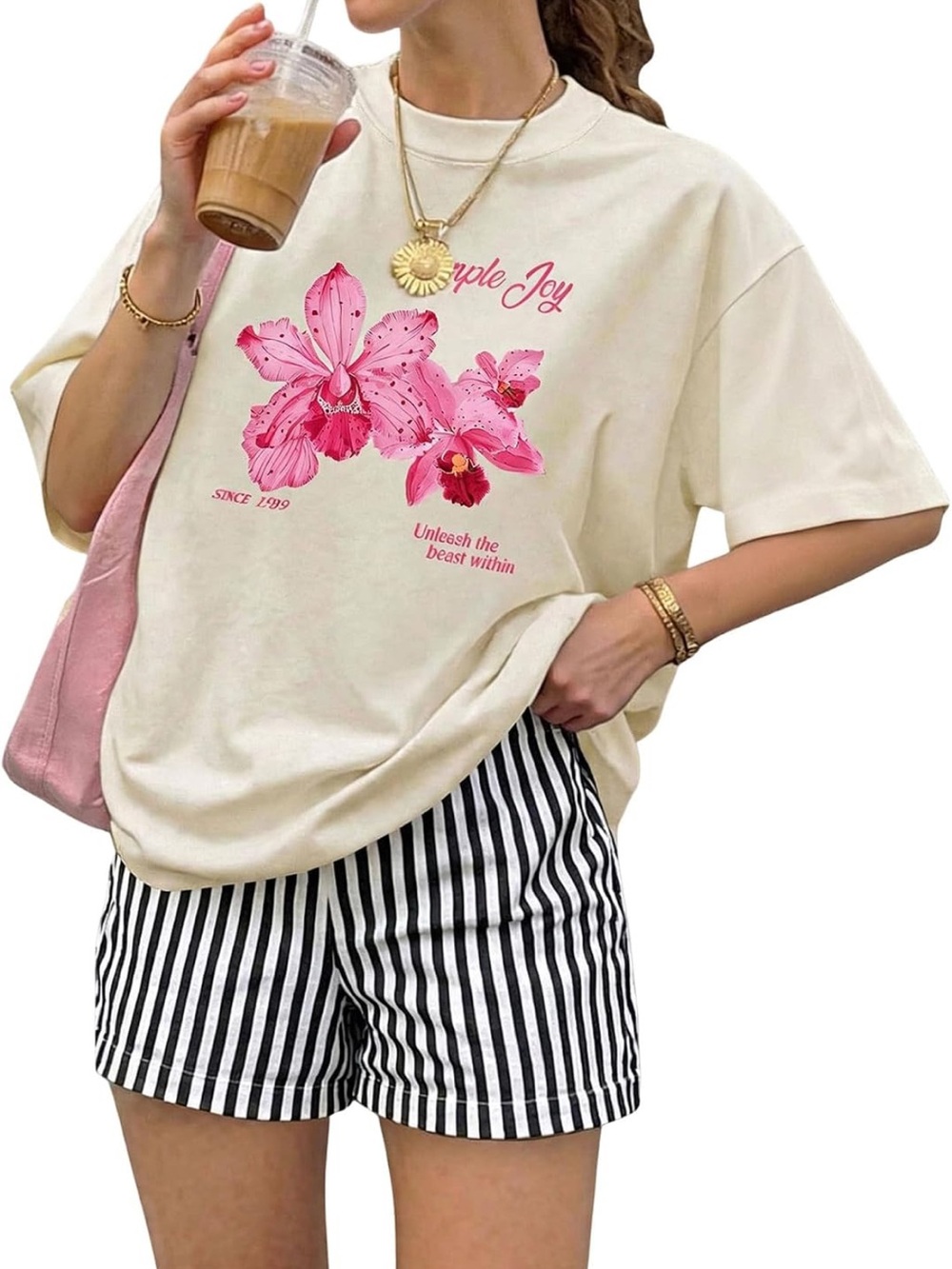 Women Summer Outfit 2 Piece Floral Print Casual Pajamas Lounge Set